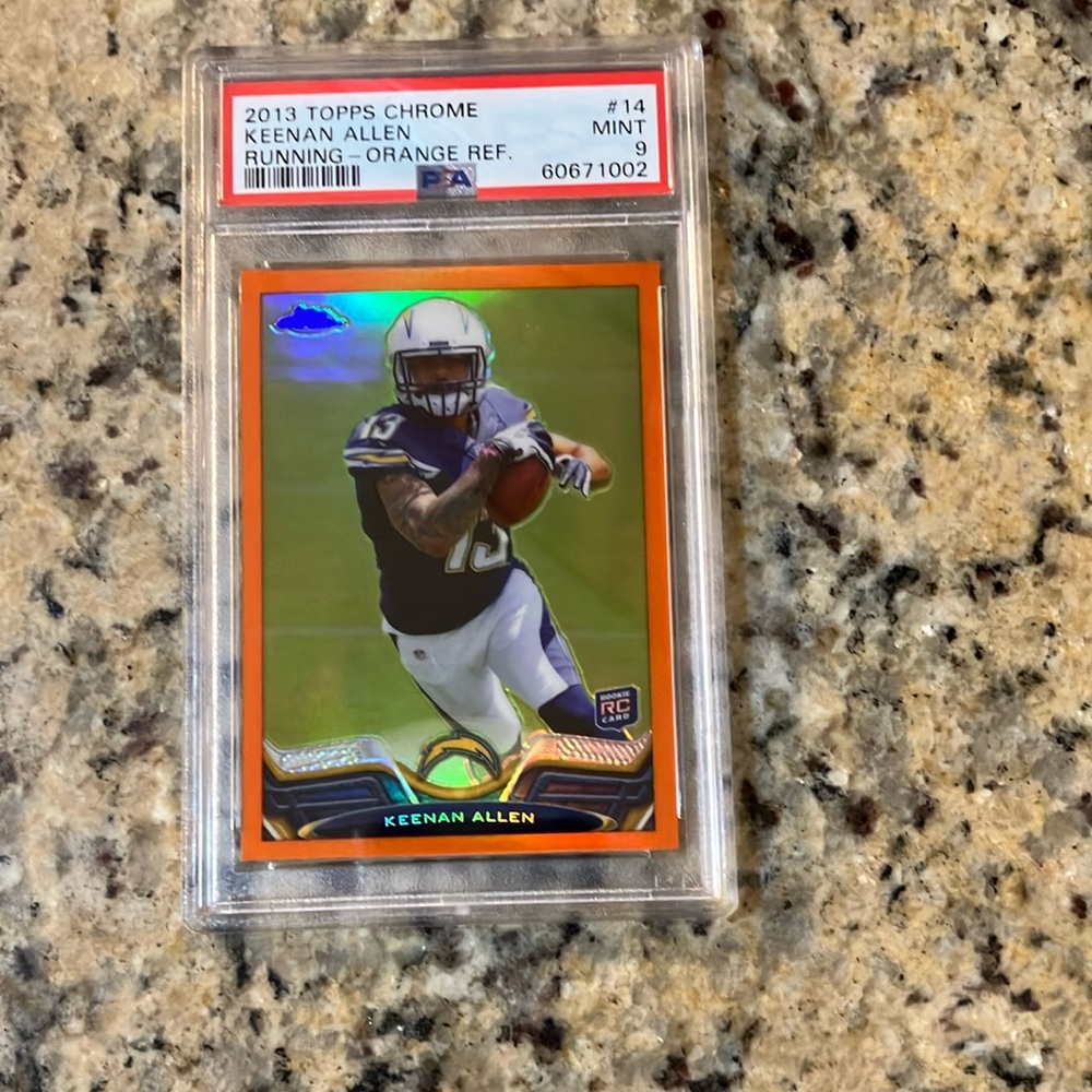 2013 Topps Chrome Keenan Allen #14 PSA 9 RC  Orange